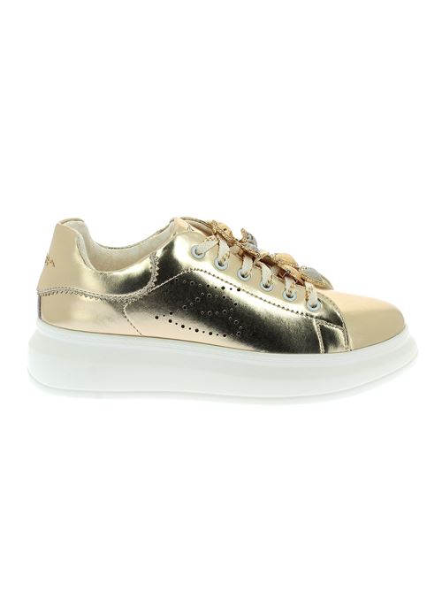 sneakers da donna in pelle oro TOSCA BLU | SS2402S022C98